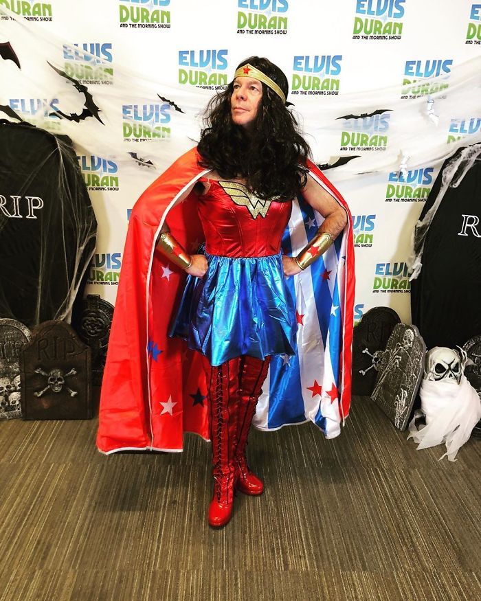Elvis Duran As Wonder Woman