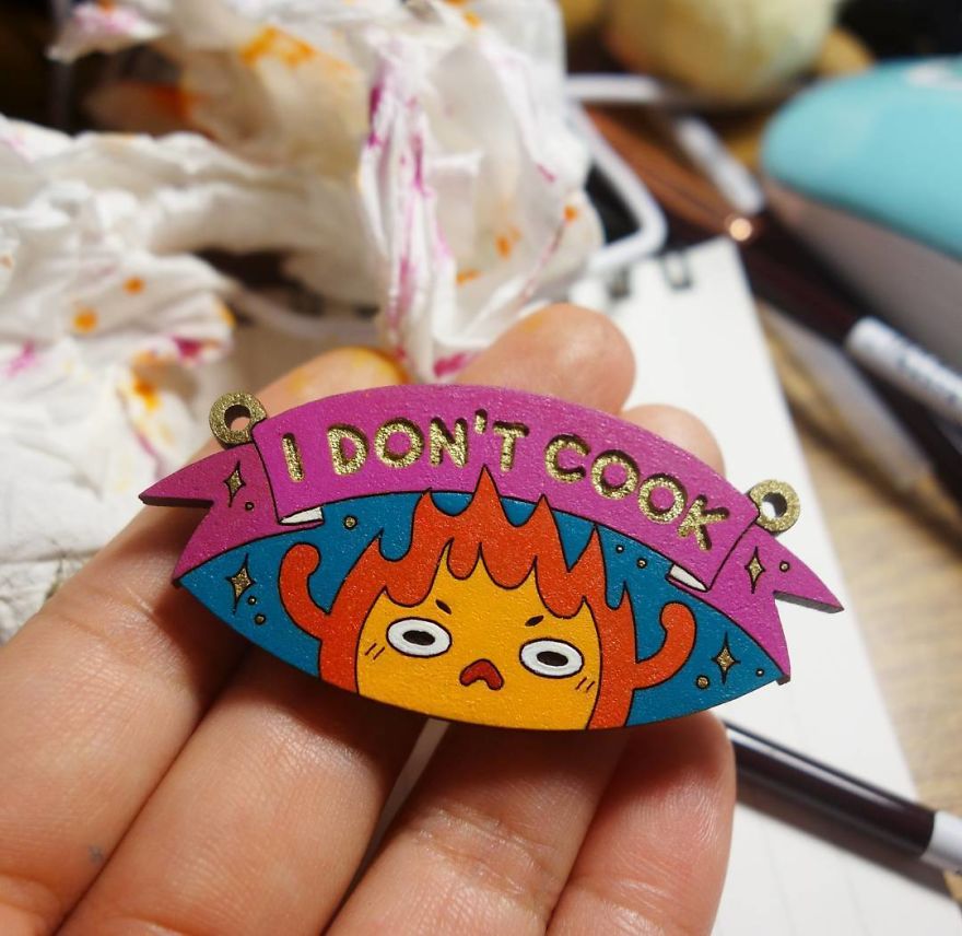 Same, Calcifer, Same. (╯°□°)╯#calcifer #studioghibli #ghibli #howlsmovingcastle