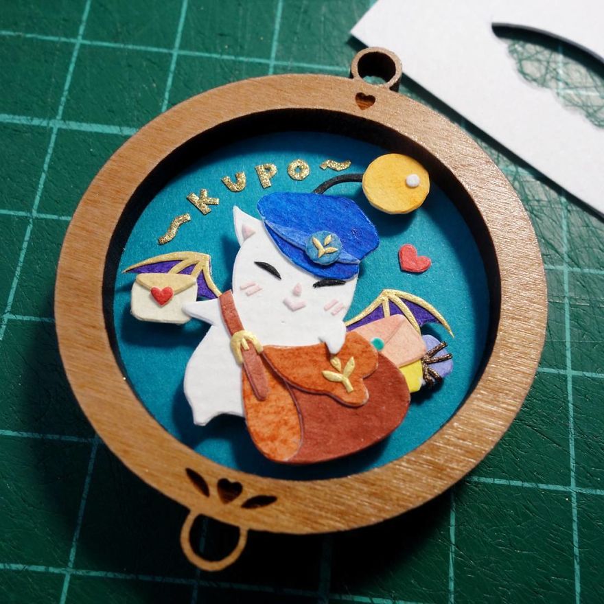 If Australia Post Used Moogles To Deliver Parcels And Letters, Efficiency Would Probably Increase Exponentially ヽ(•̀ω•́ )ゝ✧
part Of My Art Trade With @dianemcamis! ❤ #moogle #eorzea #postman #finalfantasy #papercut #papercutting #cutoodle #cutpaper #kirie #paperart