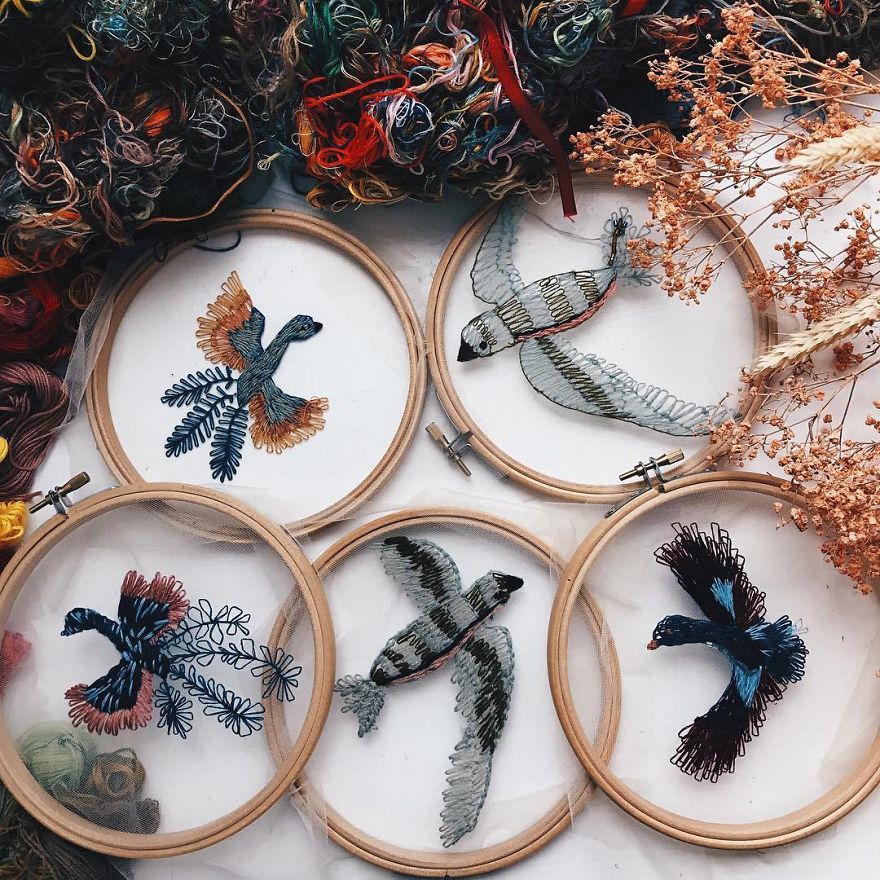 Hand Embroidery By Katerina Marchenko