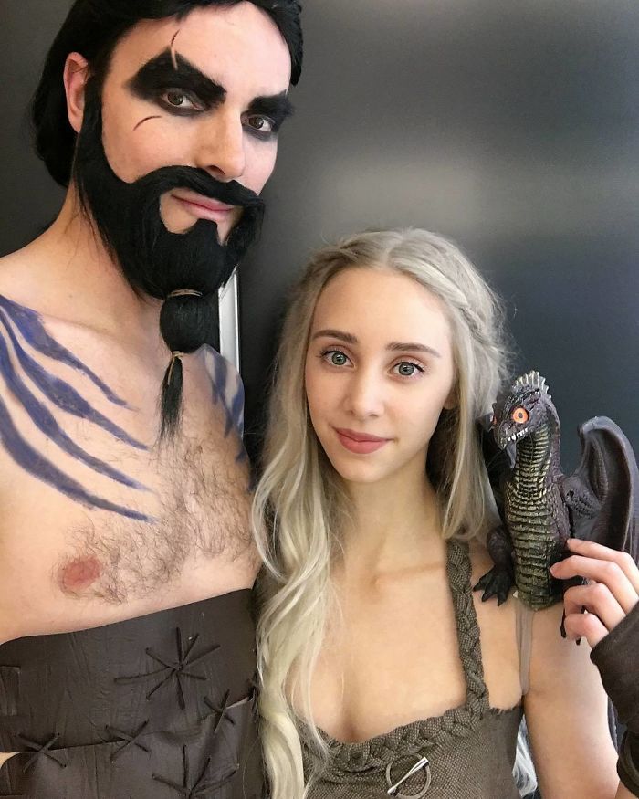 Happy Halloween From Daenerys & Khal Drogo.