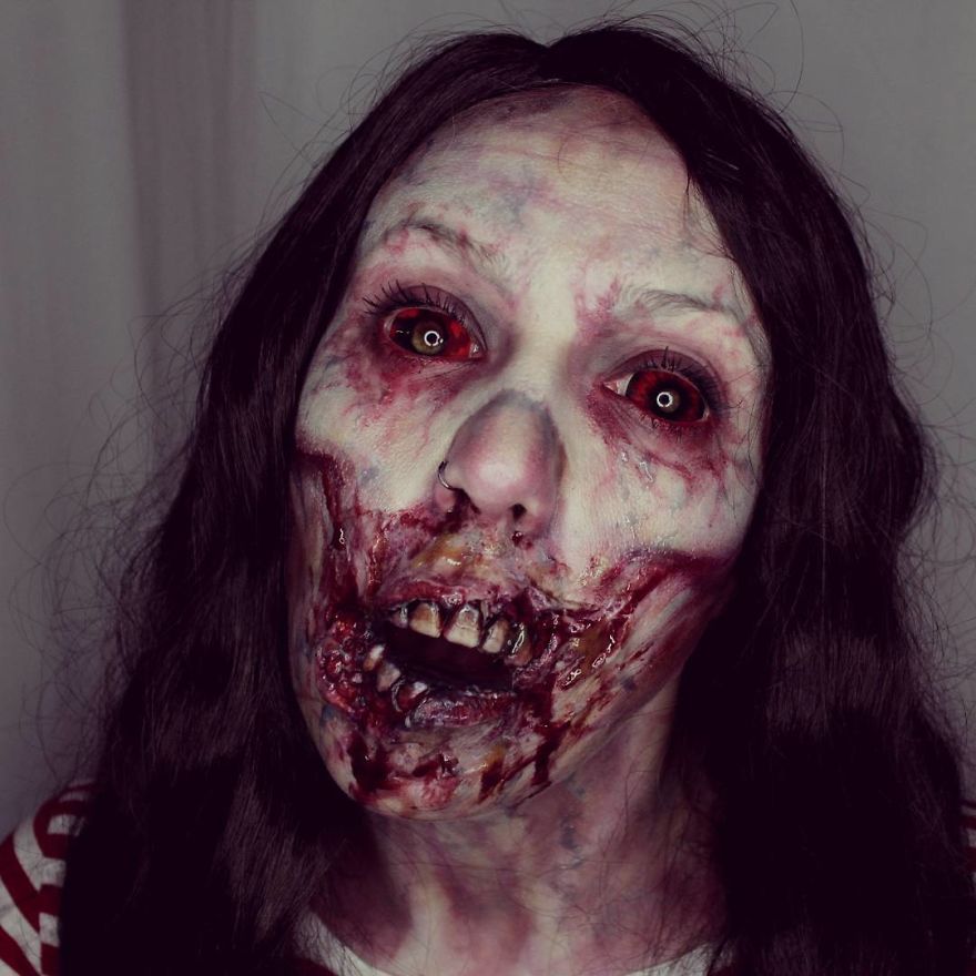 I Create Creepy And Creative Make-UPS