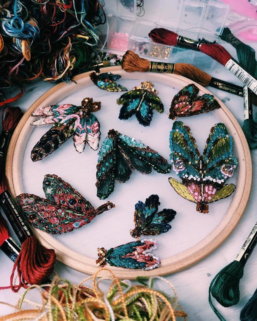 Hand Embroidery By Katerina Marchenko