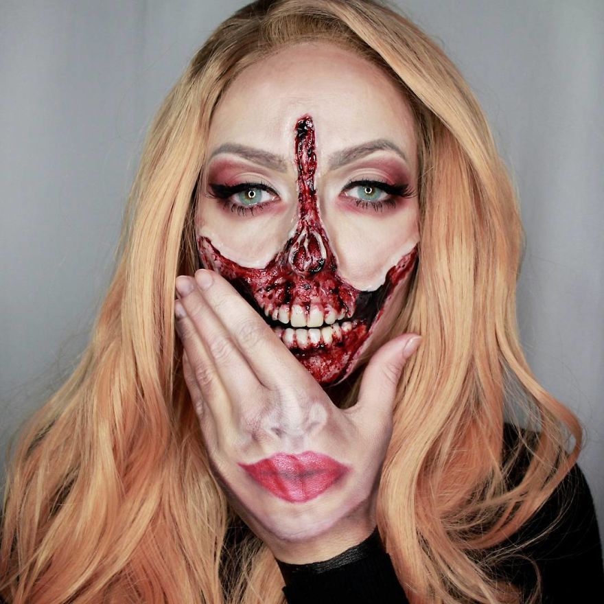 I Create Creepy And Creative Make-UPS