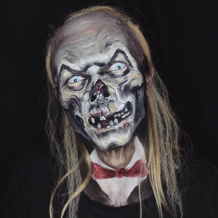 I Create Creepy And Creative Make-UPS
