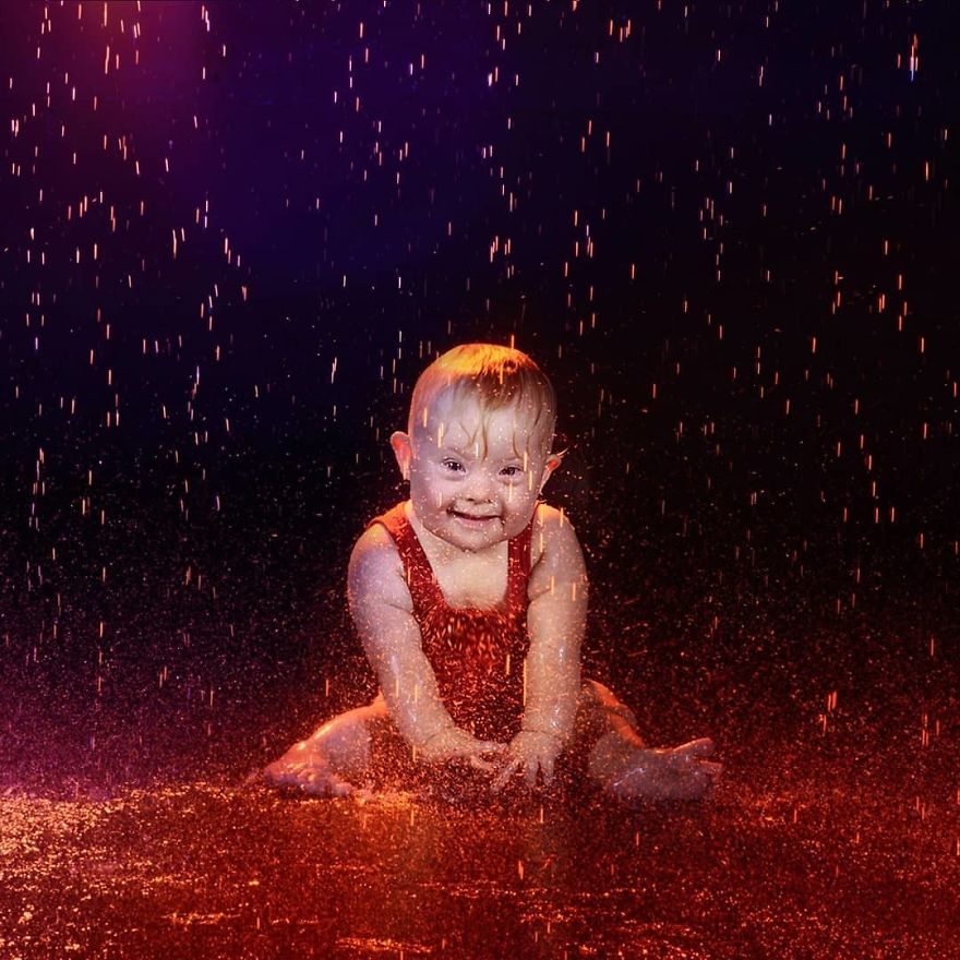 I Design Costumes And Flower Crowns To Photoshoot My Adorable Adopted Girl With Down Syndrome.