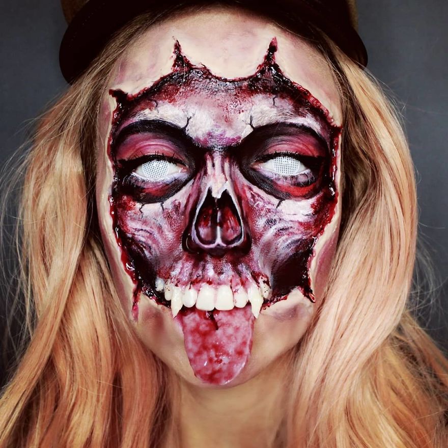 I Create Creepy And Creative Make-UPS