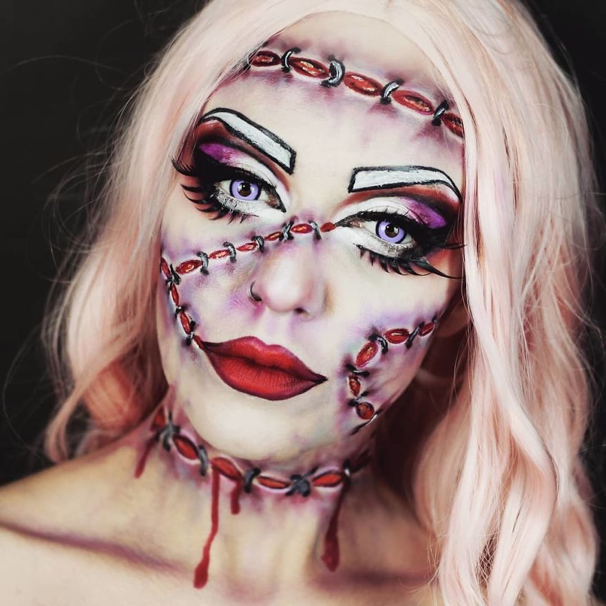 I Create Creepy And Creative Make-UPS
