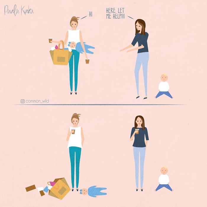 Mother-Drawing-Comics-Parenthood-Paula-Kuka