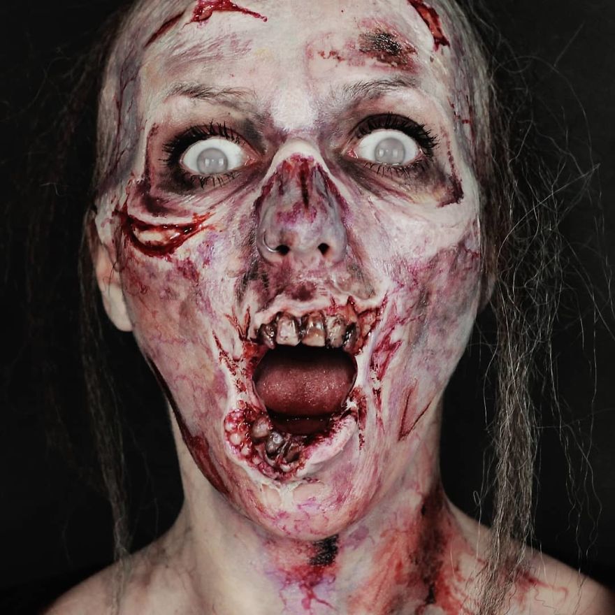 I Create Creepy And Creative Make-UPS