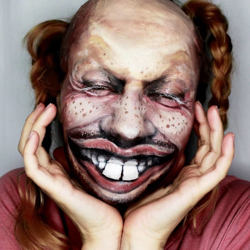 I Create Creepy And Creative Make-UPS