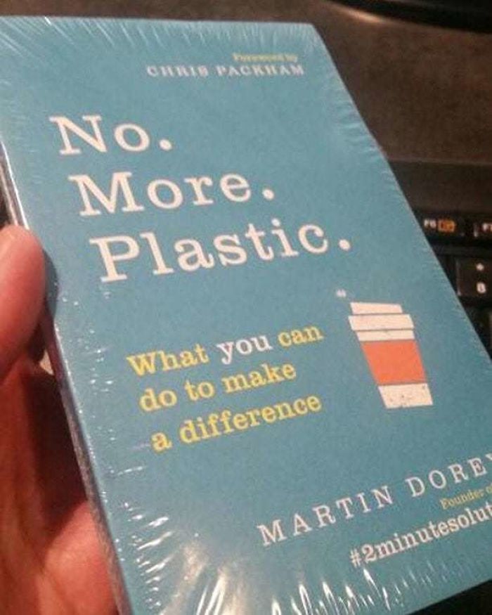Author Asks Why His Book Called 'No. More. Plastic' Was Wrapped In Plastic