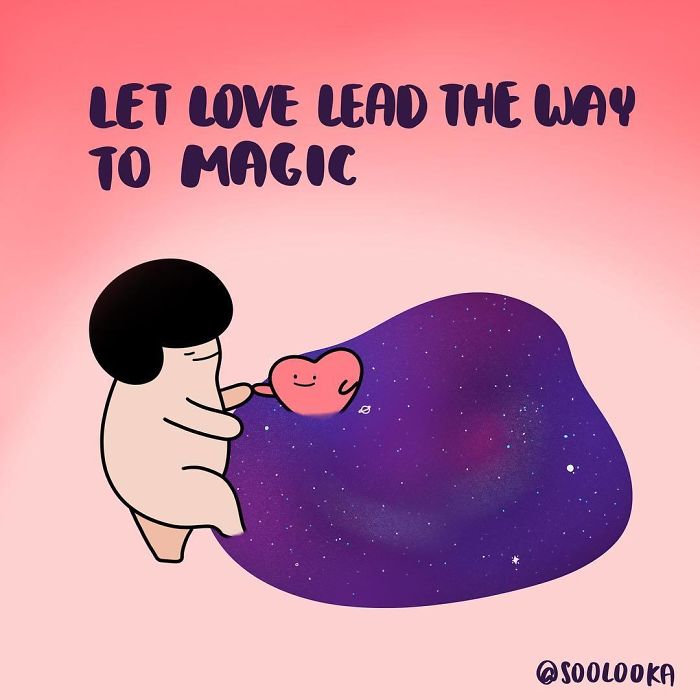 I Draw Cute Illustrations To Remind All Of Us That We Deserve Love And Joy