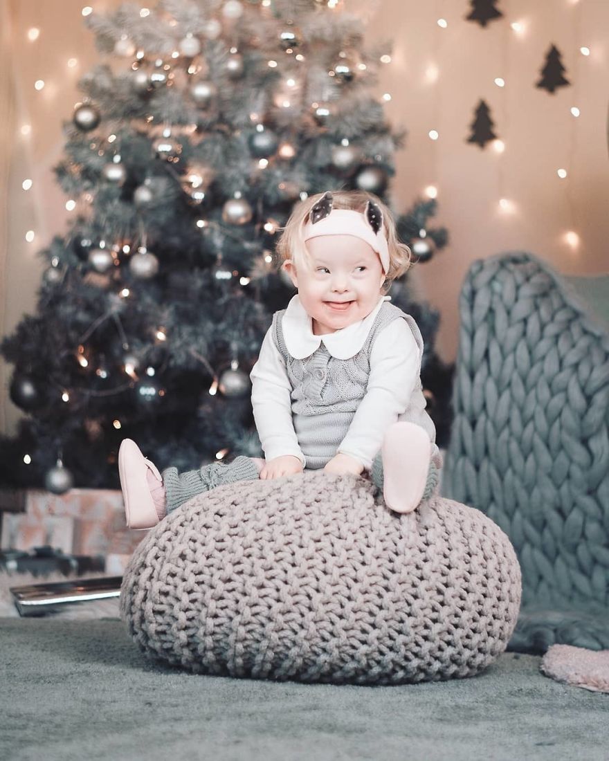 I Design Costumes And Flower Crowns To Photoshoot My Adorable Adopted Girl With Down Syndrome.