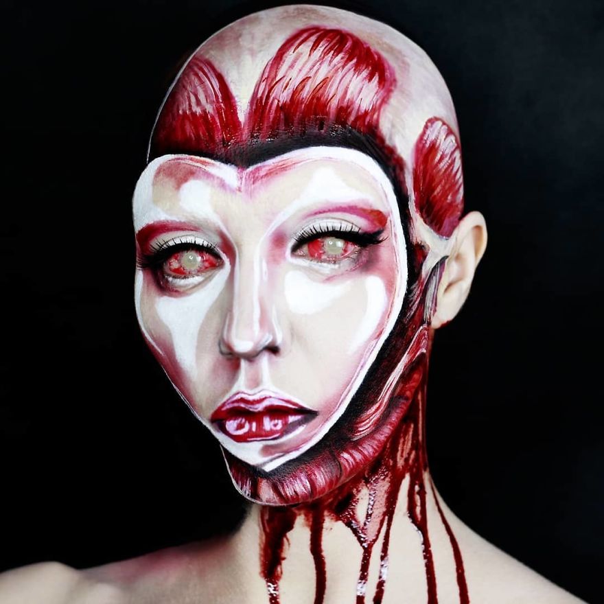 I Create Creepy And Creative Make-UPS