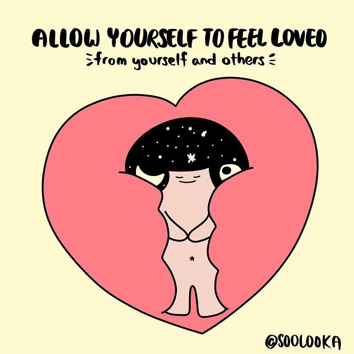 I Draw Cute Illustrations To Remind All Of Us That We Deserve Love And Joy