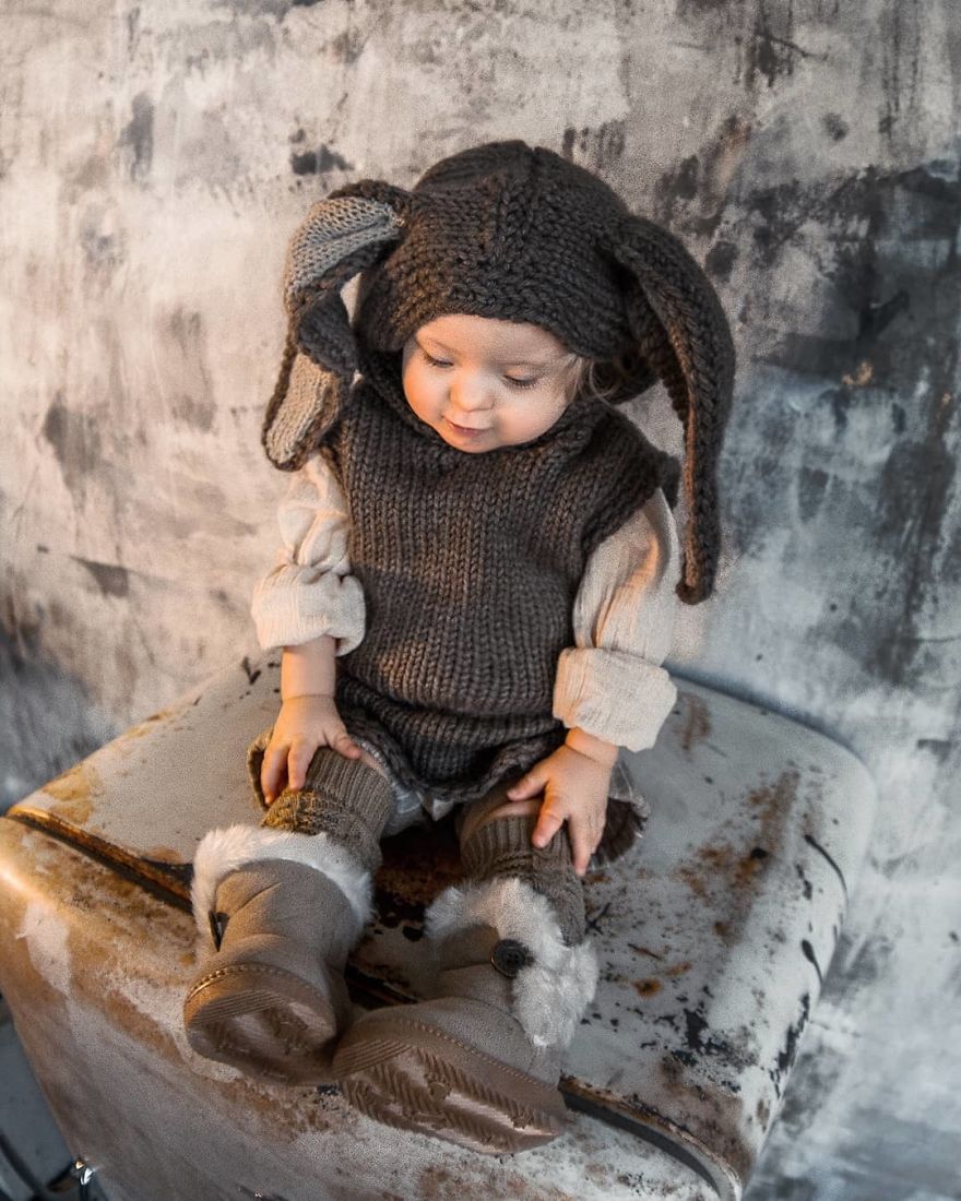 I Design Costumes And Flower Crowns To Photoshoot My Adorable Adopted Girl With Down Syndrome.