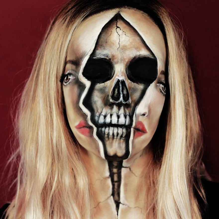 I Create Creepy And Creative Make-UPS