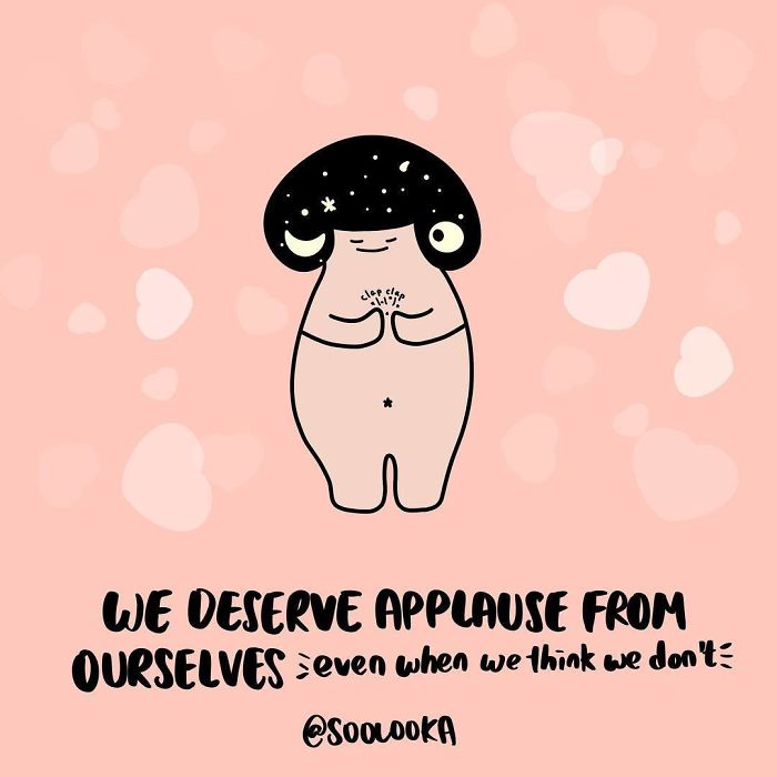 I Draw Cute Illustrations To Remind All Of Us That We Deserve Love And Joy