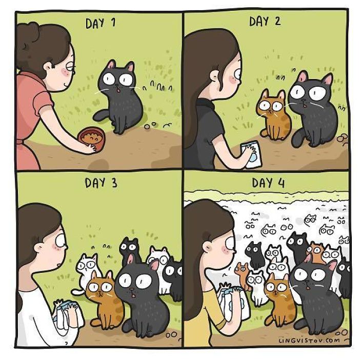 Lingvistov Cat Comics