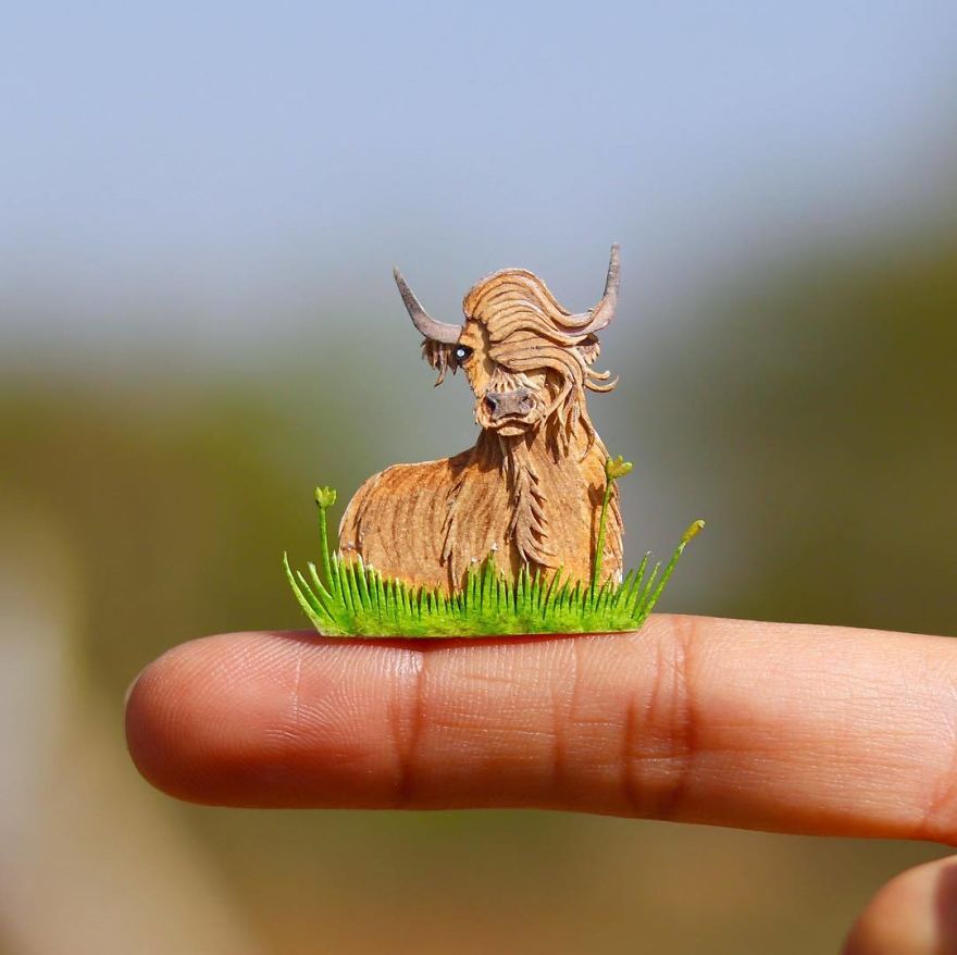 We’ve Been Creating Miniature Paper Birds And Animals Every Day Since 1st January 2018