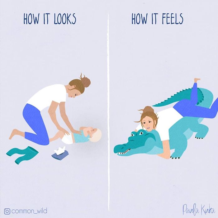 Mother-Drawing-Comics-Parenthood-Paula-Kuka