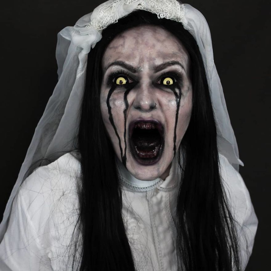 I Create Creepy And Creative Make-UPS