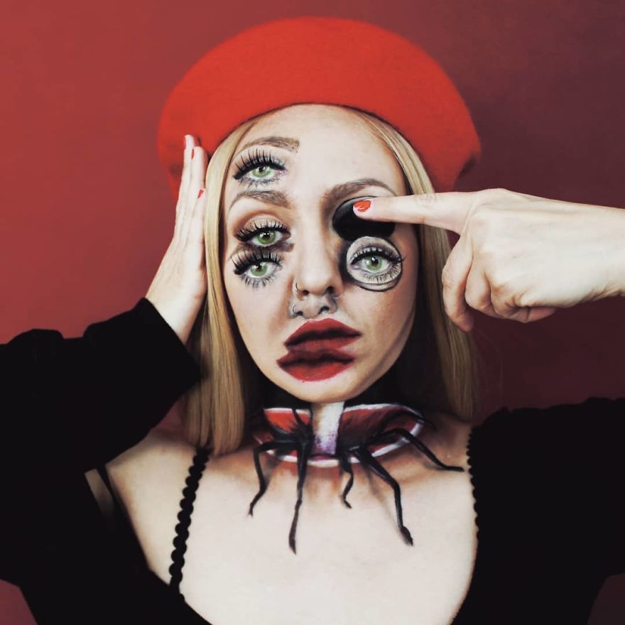 I Create Creepy And Creative Make-UPS