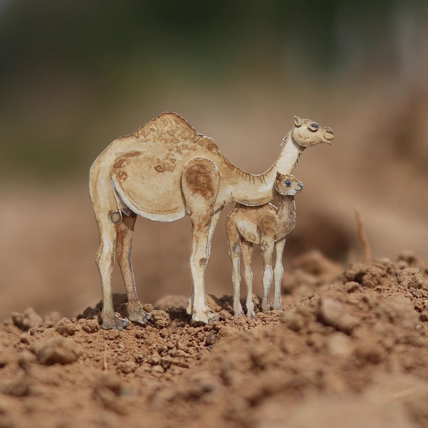 We’ve Been Creating Miniature Paper Birds And Animals Every Day Since 1st January 2018