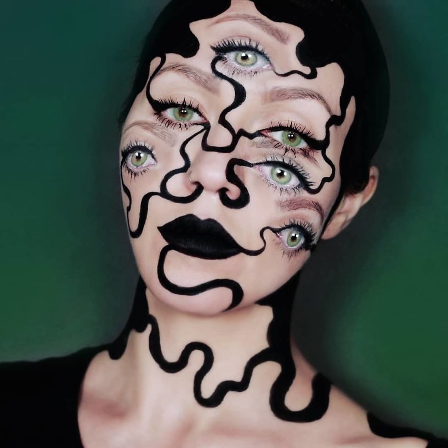 I Create Creepy And Creative Make-UPS