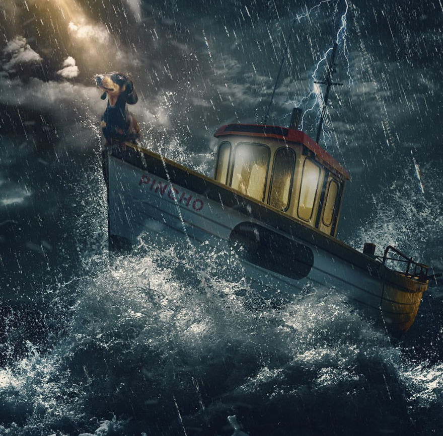 When Pincho Was In The Atlantic Ocean