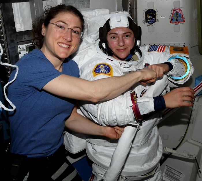 These Two Women Astronauts Made History By Doing The First-Ever All-Female Space Walk