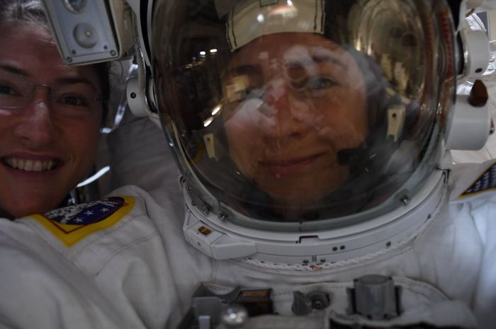 These Two Women Astronauts Made History By Doing The First-Ever All-Female Space Walk