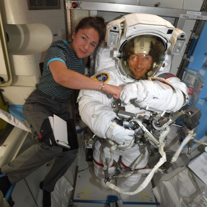 These Two Women Astronauts Made History By Doing The First-Ever All-Female Space Walk These Two Women Astronauts Made History By Doing The First-Ever All-Female Space Walk