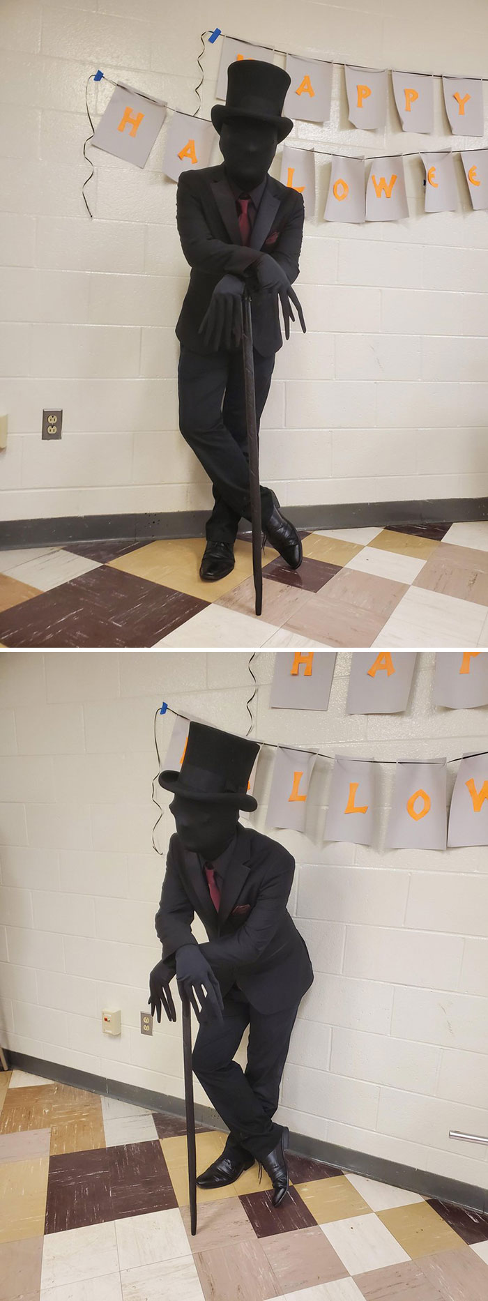 My Son Went As "Capitalism" For Halloween And Won His College's Costume Contest, I Am Screaming