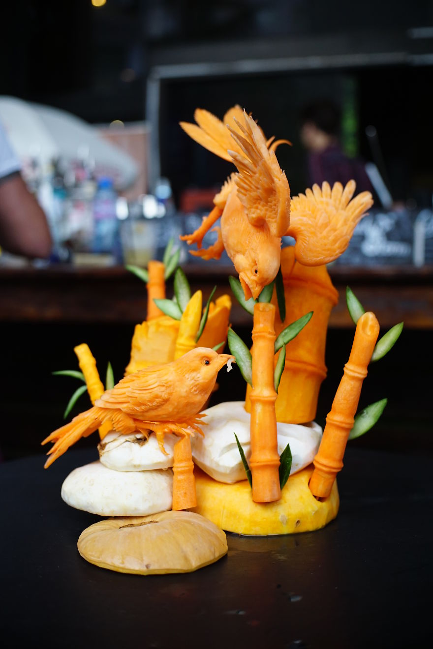 23 Carved Pumpkins Into Exquisite Sculptures That Are Not Halloween-Themed