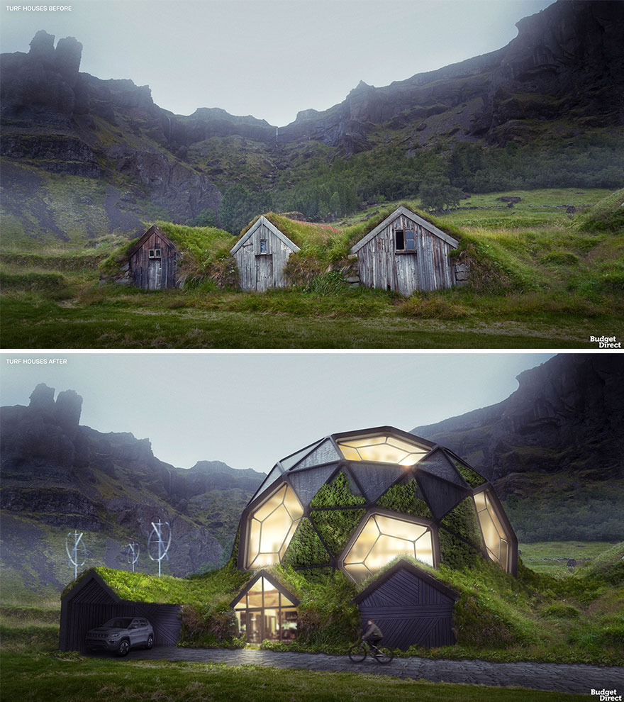 Turf Houses Renovated (Iceland)