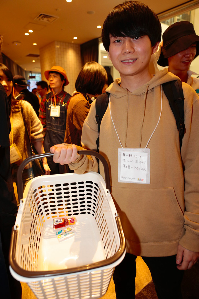 A Person Who Got A Shopping Cart But Picked Up Less Items Than Expected