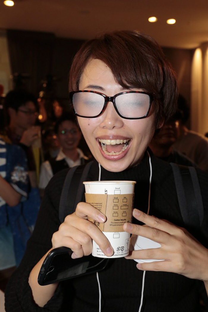 Person Whose Glasses Fogged Up From A Hot Drink