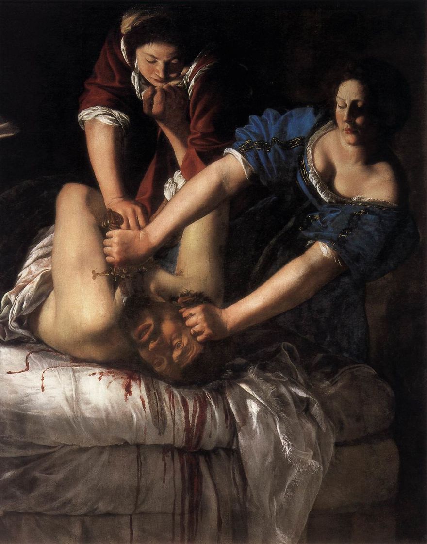 Judith Slaying Holofernes, Artemisia Gentileschi, 1610