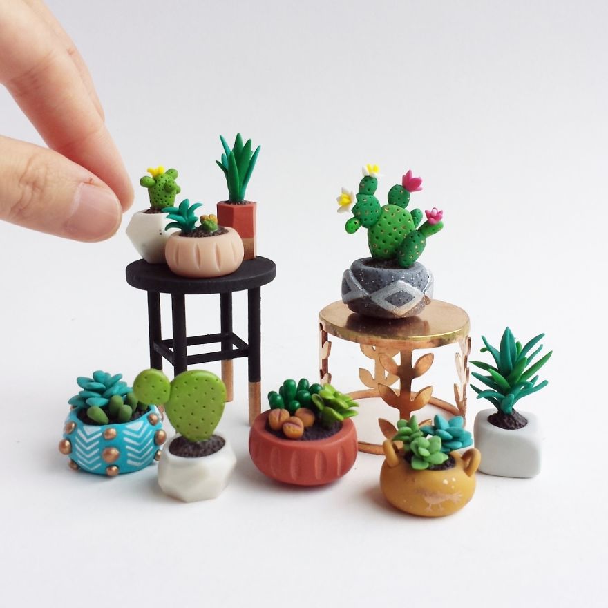 I Can't Seem To Keep Plants Alive, So I Made My Dream Indoor Garden Out Of Art Materials