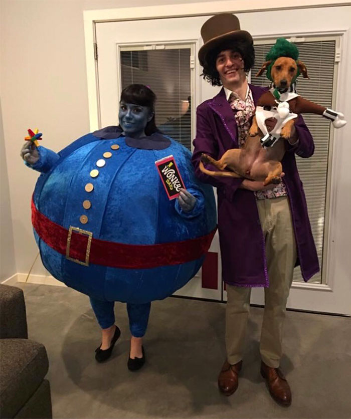 Willy Wonka, Blueberry And Our Little Oompa Loompa.