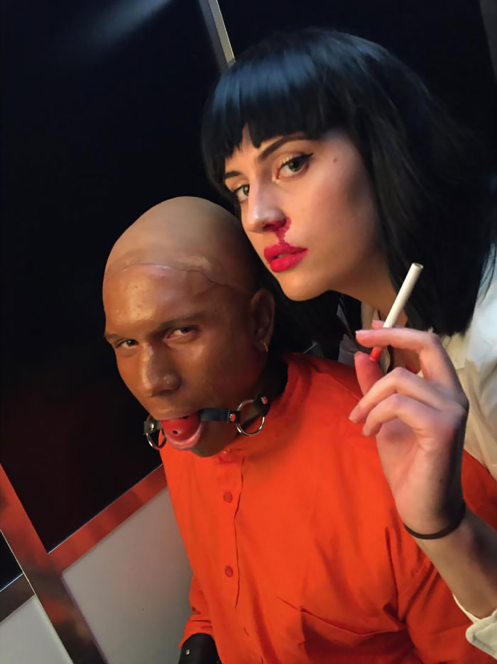 Marsellus And Mia Wallace For Halloween