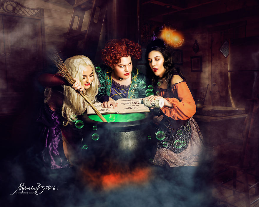 I Took 3 Of My High School Models And Did A Hocus Pocus Inspired Shoot