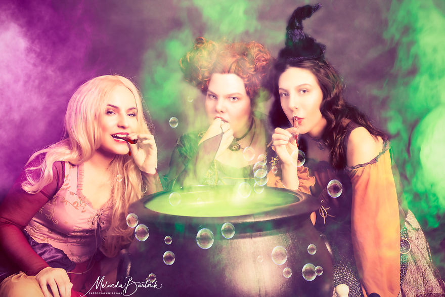 I Took 3 Of My High School Models And Did A Hocus Pocus Inspired Shoot
