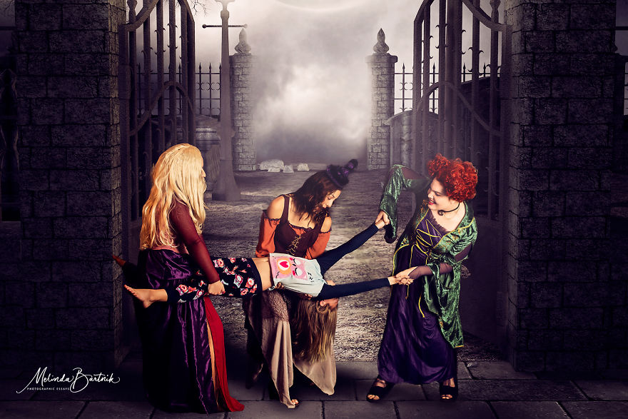 I Took 3 Of My High School Models And Did A Hocus Pocus Inspired Shoot