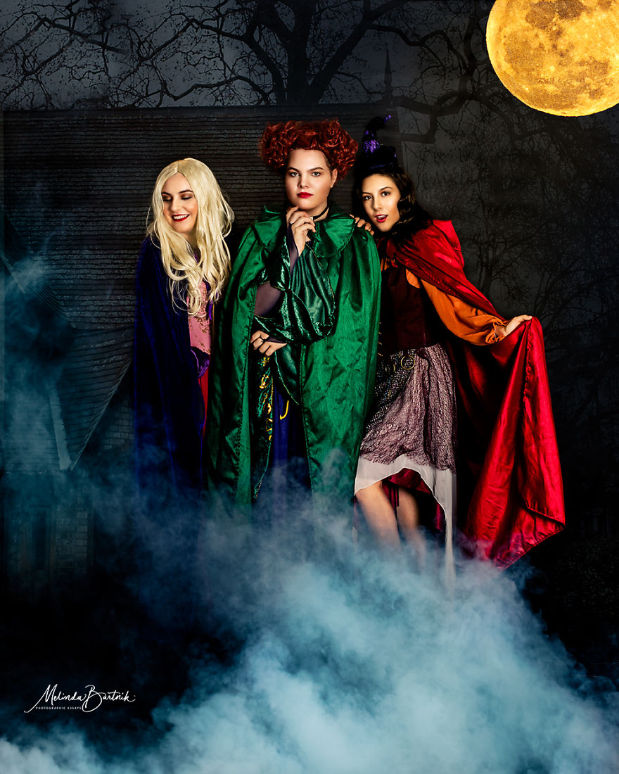 I Took 3 Of My High School Models And Did A Hocus Pocus Inspired Shoot