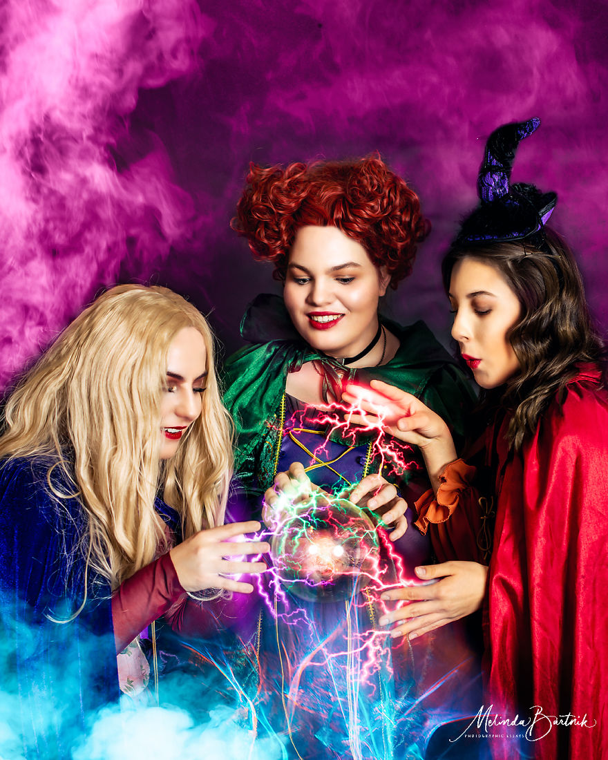 I Took 3 Of My High School Models And Did A Hocus Pocus Inspired Shoot