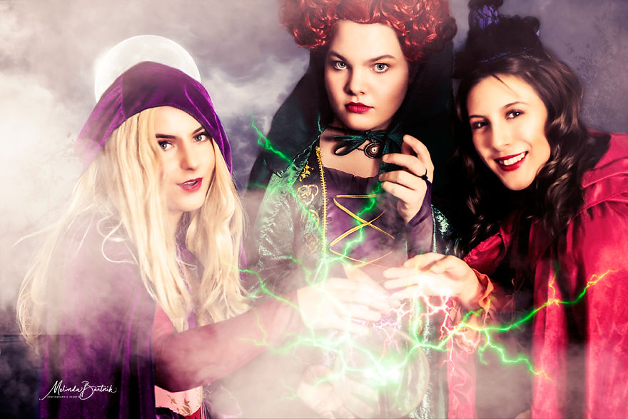 I Took 3 Of My High School Models And Did A Hocus Pocus Inspired Shoot