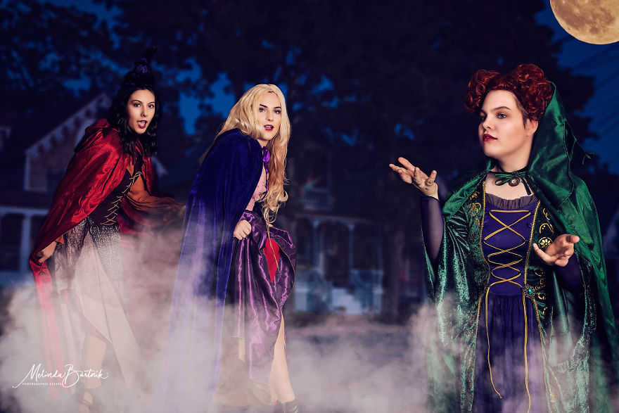 I Took 3 Of My High School Models And Did A Hocus Pocus Inspired Shoot